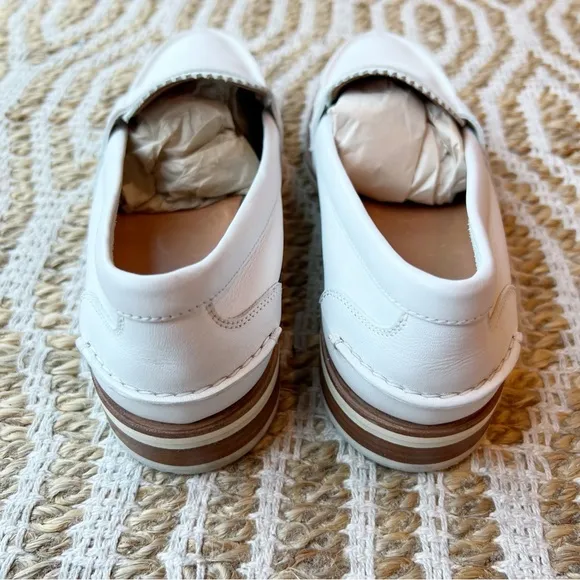 Church’s Sally Leather Loafers Moccasins White Size 38