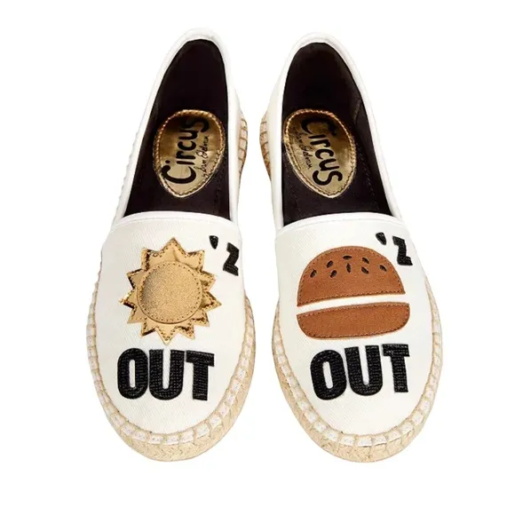 CIRCUS BY SAM EDELMAN SUN’Z OUT BUN’Z OUT LENI 3 ESPADRILLE FLATS