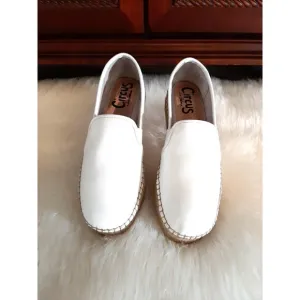 Circus by Sam Edelman Women's size 8.5M Cora Platform Espadrilles in White