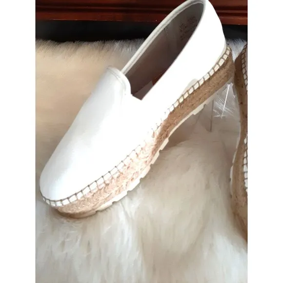 Circus by Sam Edelman Women's size 8.5M Cora Platform Espadrilles in White