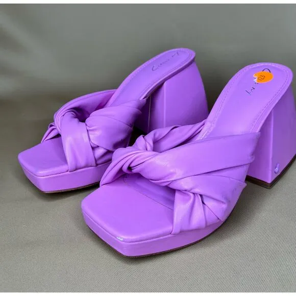 Circus NY by Sam Edelman Marianna Fiji Flower Heeled Sandals 7.5 New