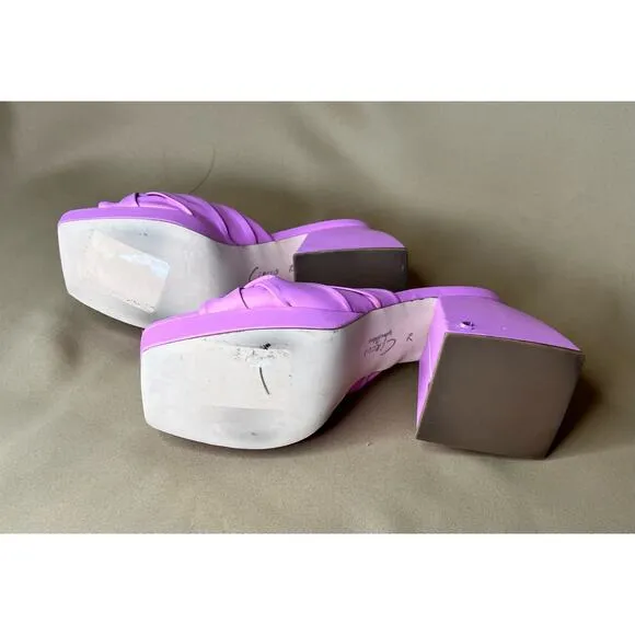 Circus NY by Sam Edelman Marianna Fiji Flower Heeled Sandals 7.5 New