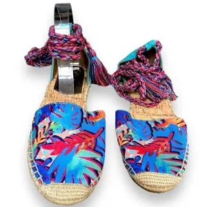 Circus Sam Edelman Lenora Espadrilles Sandals Women's 10 Multicolor Floral Boho