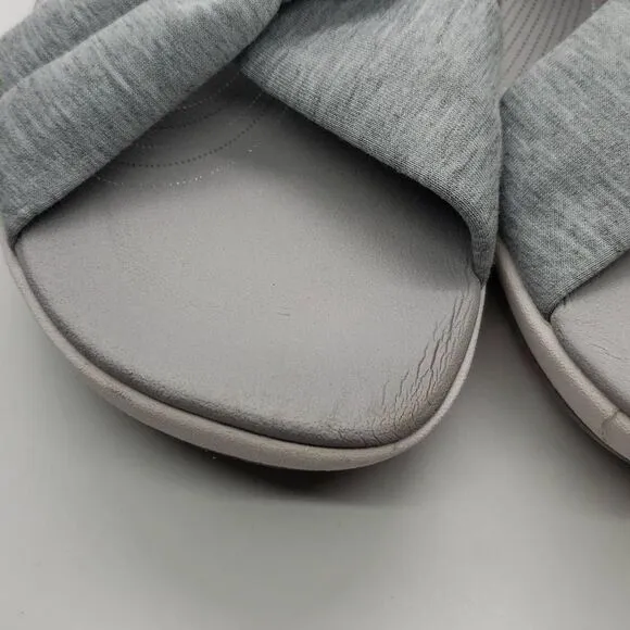 Clarks Arla Meg Women Sandals Flat Strappy Gray Size 12