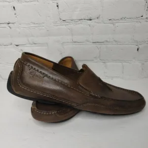 Clarks Collection Men's‎ Driving Loafers Shoes Size 7.5 Leather Brown