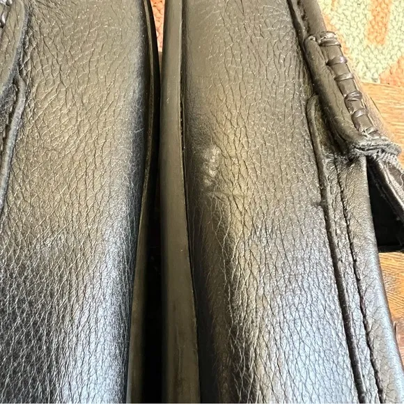 COACH Jarad Black Jacquard And Leather  Driving Loafers Mens  US10