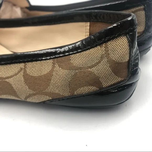 Coach Perri Driving Loafers Flats Logo Slip On 7B