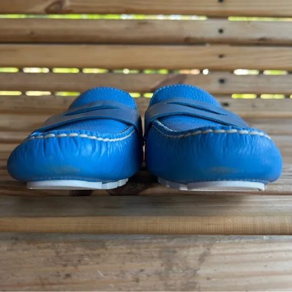 Cole Haan Air Sadie Driver Loafers | Size 9.5B | Blue Leather