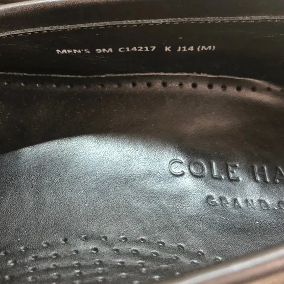 Cole Haan Black Grand.OS Penny Loafers Size 9