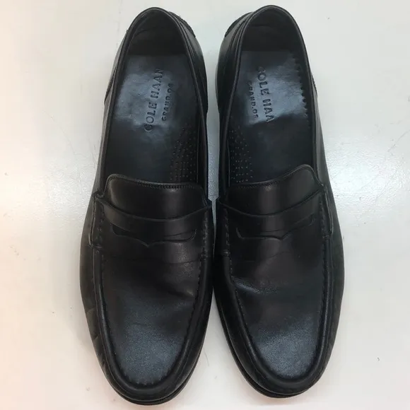 Cole Haan Black Grand.OS Penny Loafers Size 9