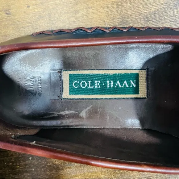 Cole Haan Brown Leather Loafers Driving Shoes Mens Size 10 B