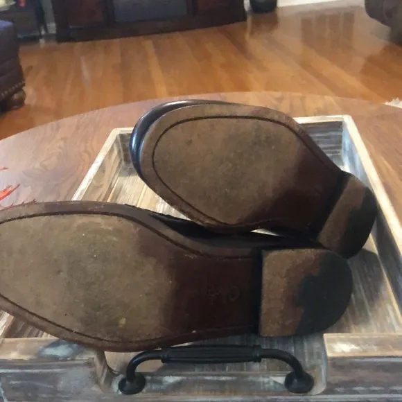 Cole Haan Brown Leather Pinch Penny Loafers 12 E.  Very good used condition!