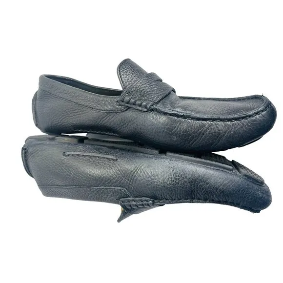Cole Haan C04535 Black Penny Loafers Driving Mocs Soft Comfort Mens Size 9.5