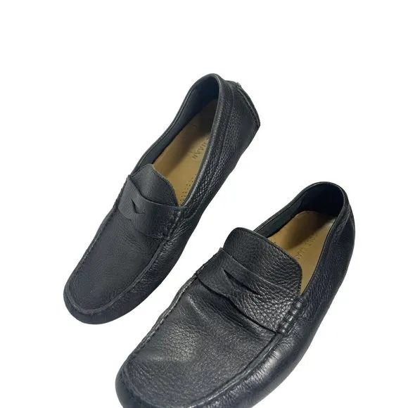 Cole Haan C04535 Black Penny Loafers Driving Mocs Soft Comfort Mens Size 9.5