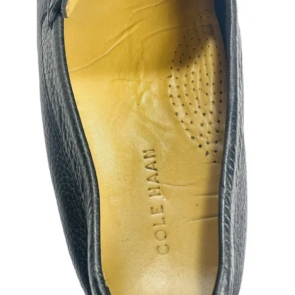 Cole Haan C04535 Black Penny Loafers Driving Mocs Soft Comfort Mens Size 9.5