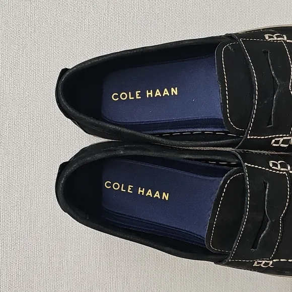 COLE HAAN CLAUDE MENS SUEDE PENNY LOAFERS BFPM-05-051