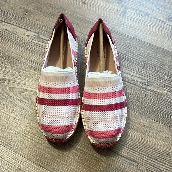 Cole Haan Cloudfeel Stitchlite Espadrille NIB Size 8 Festival Fuschia Pink/White