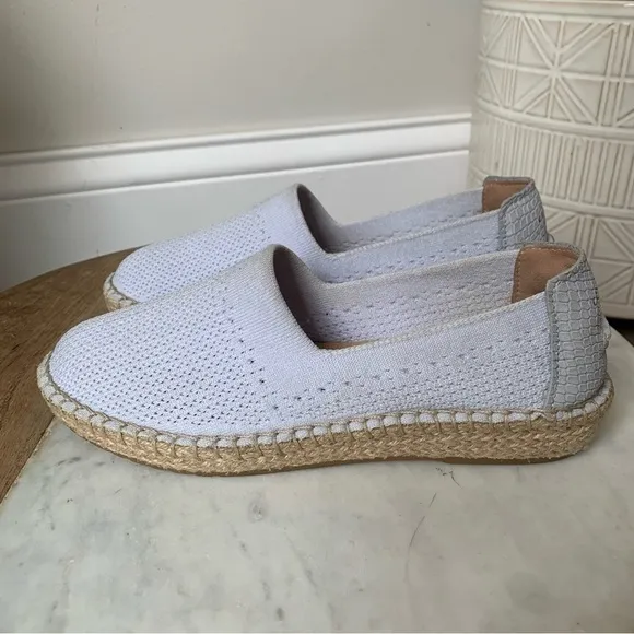 Cole Haan Cloudfeel Stitchlite Espadrille Slip on Shoes Periwinkle Size 6.5