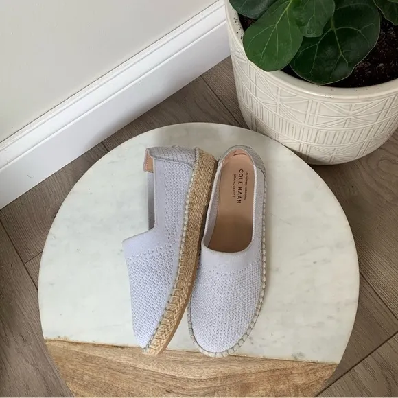 Cole Haan Cloudfeel Stitchlite Espadrille Slip on Shoes Periwinkle Size 6.5