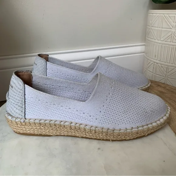 Cole Haan Cloudfeel Stitchlite Espadrille Slip on Shoes Periwinkle Size 6.5