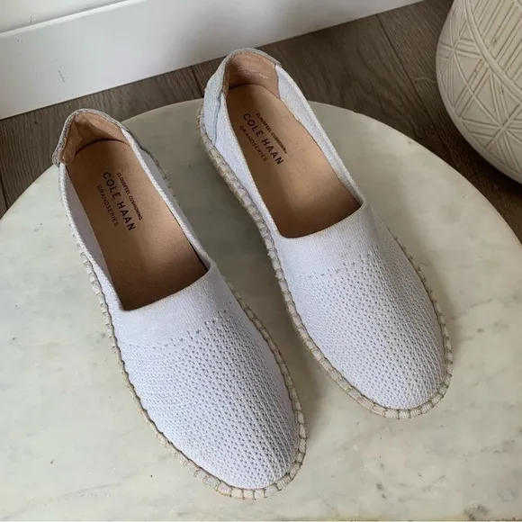 Cole Haan Cloudfeel Stitchlite Espadrille Slip on Shoes Periwinkle Size 6.5
