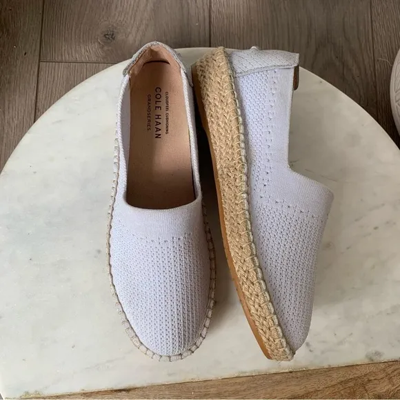 Cole Haan Cloudfeel Stitchlite Espadrille Slip on Shoes Periwinkle Size 6.5