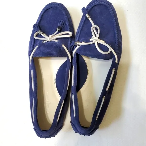 Cole Haan Cobalt Blue Suede Moccasin Driving Loafers 11