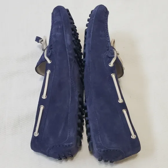 Cole Haan Cobalt Blue Suede Moccasin Driving Loafers 11