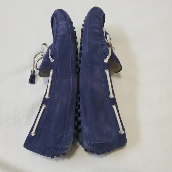 Cole Haan Cobalt Blue Suede Moccasin Driving Loafers 11