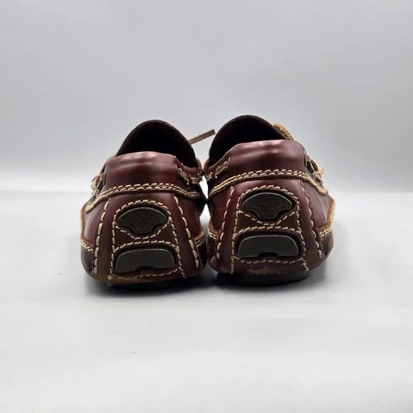 Cole Haan Country Men's Size 10 M GUC Brown Leather Kiltie Moc Driving Loafers