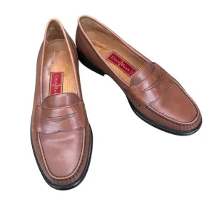 Cole Haan Douglas Country Brown Leather Penny Loafers Size 9 M