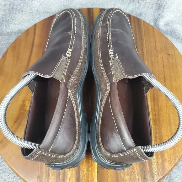 Cole Haan Driving Loafers Men's 8M Brown Leather Tucker Venetian Moc Toe Shoes