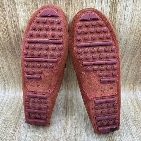 Cole Haan Driving Penny Loafers Men's Size 10.5 M Brown Suede‎ Casual Shoes