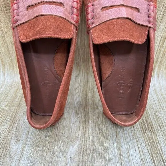 Cole Haan Driving Penny Loafers Men's Size 10.5 M Brown Suede‎ Casual Shoes
