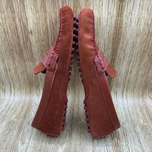 Cole Haan Driving Penny Loafers Men's Size 10.5 M Brown Suede‎ Casual Shoes