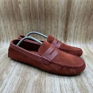 Cole Haan Driving Penny Loafers Men's Size 10.5 M Brown Suede‎ Casual Shoes