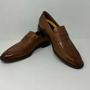 Cole Haan Grand Hawthorne British Tan Leather Penny Loafers C33224 Men’s