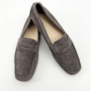 Cole Haan Grand OS Hanneli Driving Loafers size 7 Gray Suede