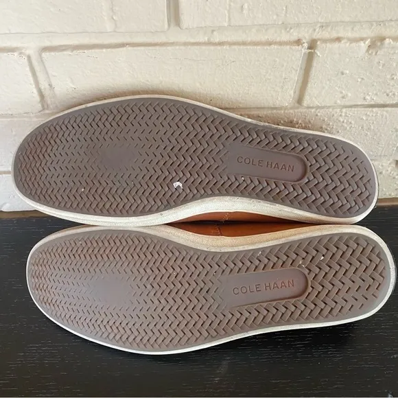 Cole Haan Grand OS Loafers Mens 11 M Brown Pinch Penny Moc Shoes Leather