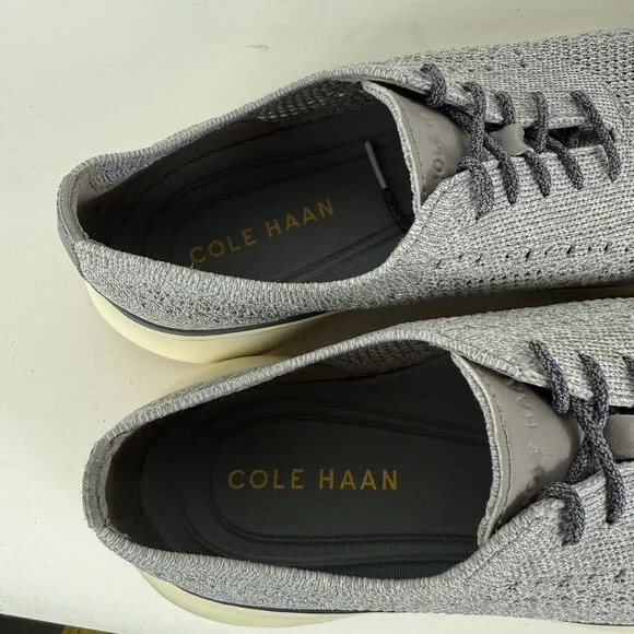 Cole Haan Grand Troy Sneakers Men's 10.5 Gray Lace Up Low Top Running Shoes