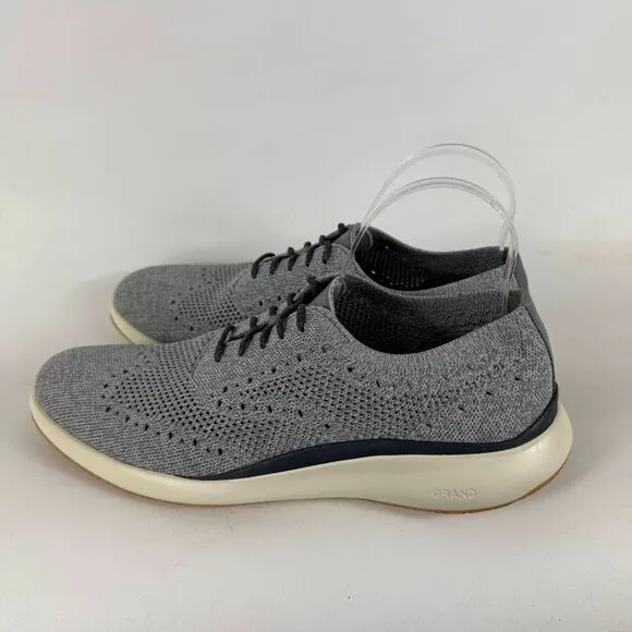 Cole Haan Grand Troy Sneakers Men's 10.5 Gray Lace Up Low Top Running Shoes