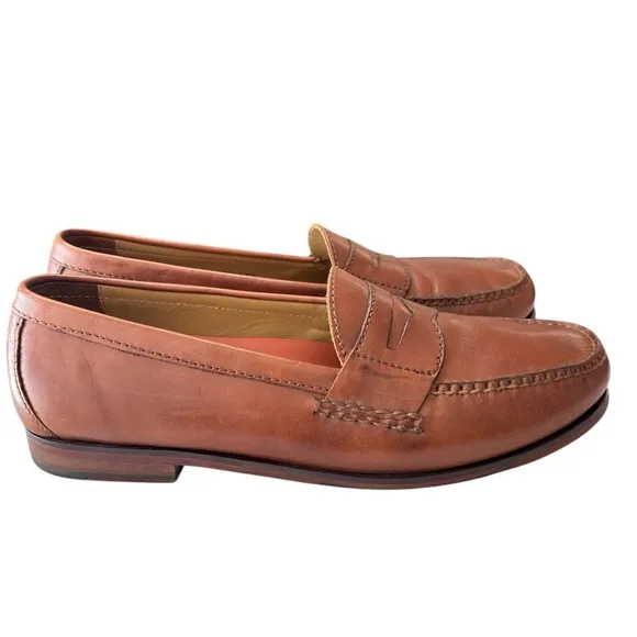 Cole Haan GrandOs Penny Loafers Dress Shoe Mens Sz 11.5 Brown Leather Hand Sewn