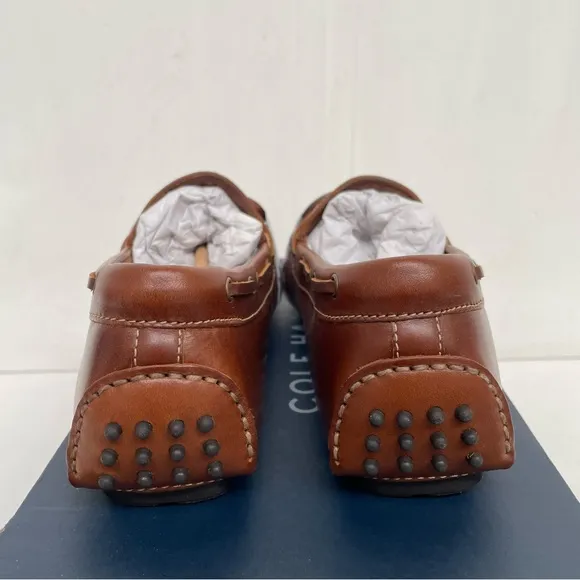 Cole Haan Gunnison Brown Leather Driving Loafers 8D NWT