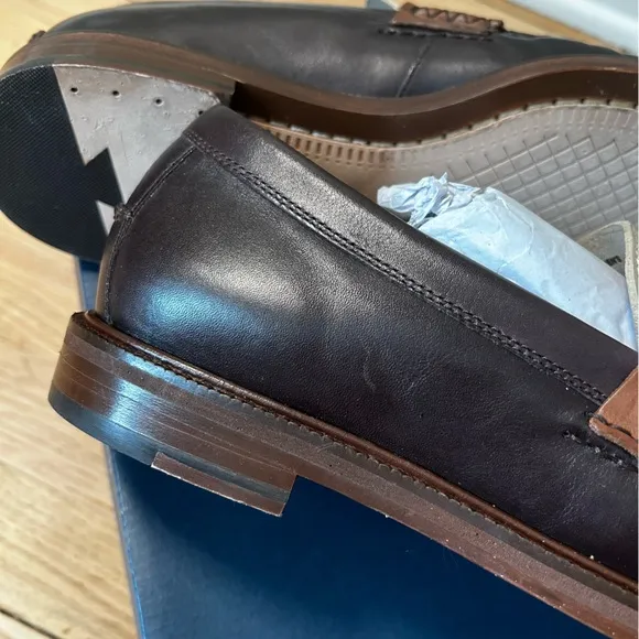 Cole Haan Men's American Classics Dark Chocolate Penny Loafers C37771 Men’s 8.5W