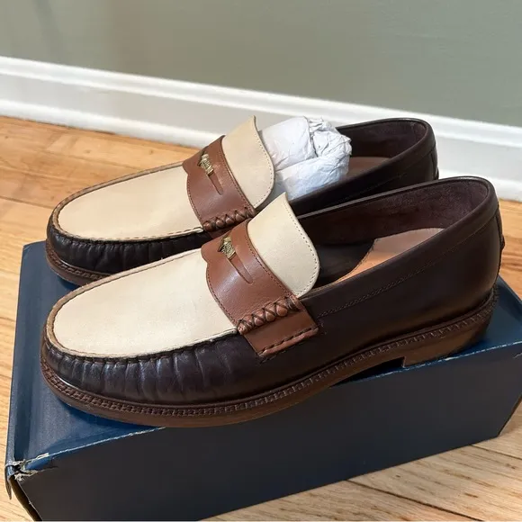 Cole Haan Men's American Classics Dark Chocolate Penny Loafers C37771 Men’s 8.5W