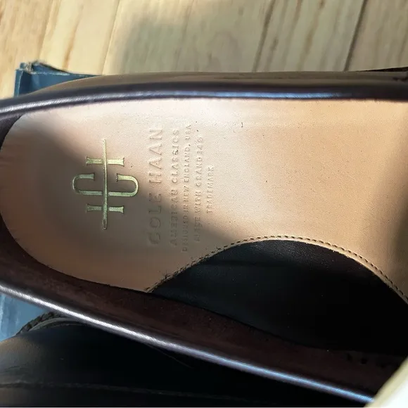 Cole Haan Men's American Classics Dark Chocolate Penny Loafers C37771 Men’s 8.5W
