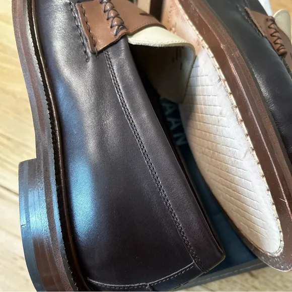 Cole Haan Men's American Classics Dark Chocolate Penny Loafers C37771 Men’s 8.5W