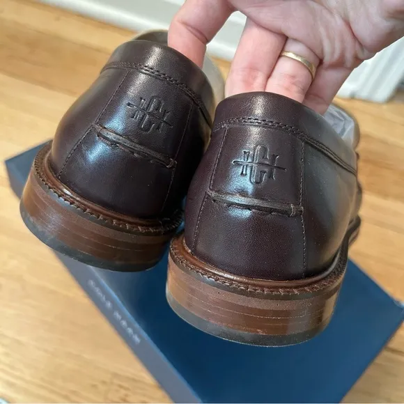 Cole Haan Men's American Classics Dark Chocolate Penny Loafers C37771 Men’s 8.5W
