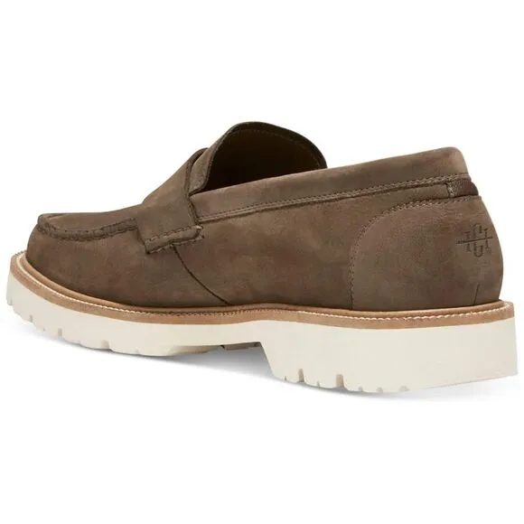 Cole Haan Mens American Classics Penny Brown Contrast Trim Loafers New