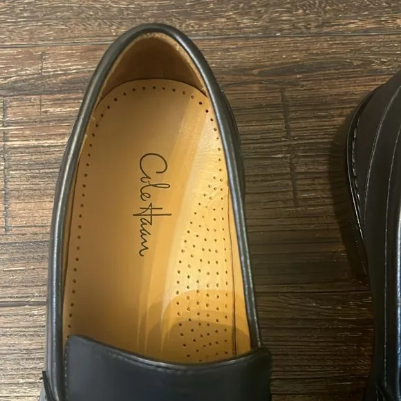 Cole Haan Men's Modern Classics Leather Penny Loafer Black Size 9